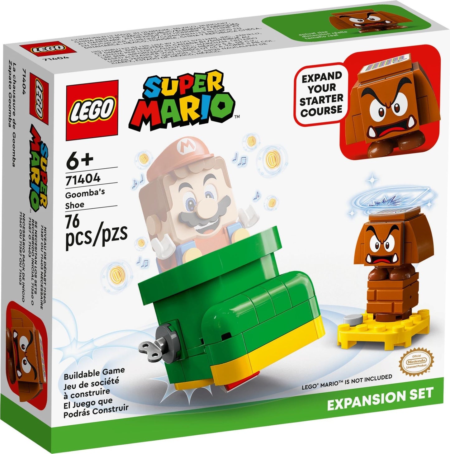 LEGO® Super Mario™ 71404 Gumbas Schuh – Erweiterungsset - Box