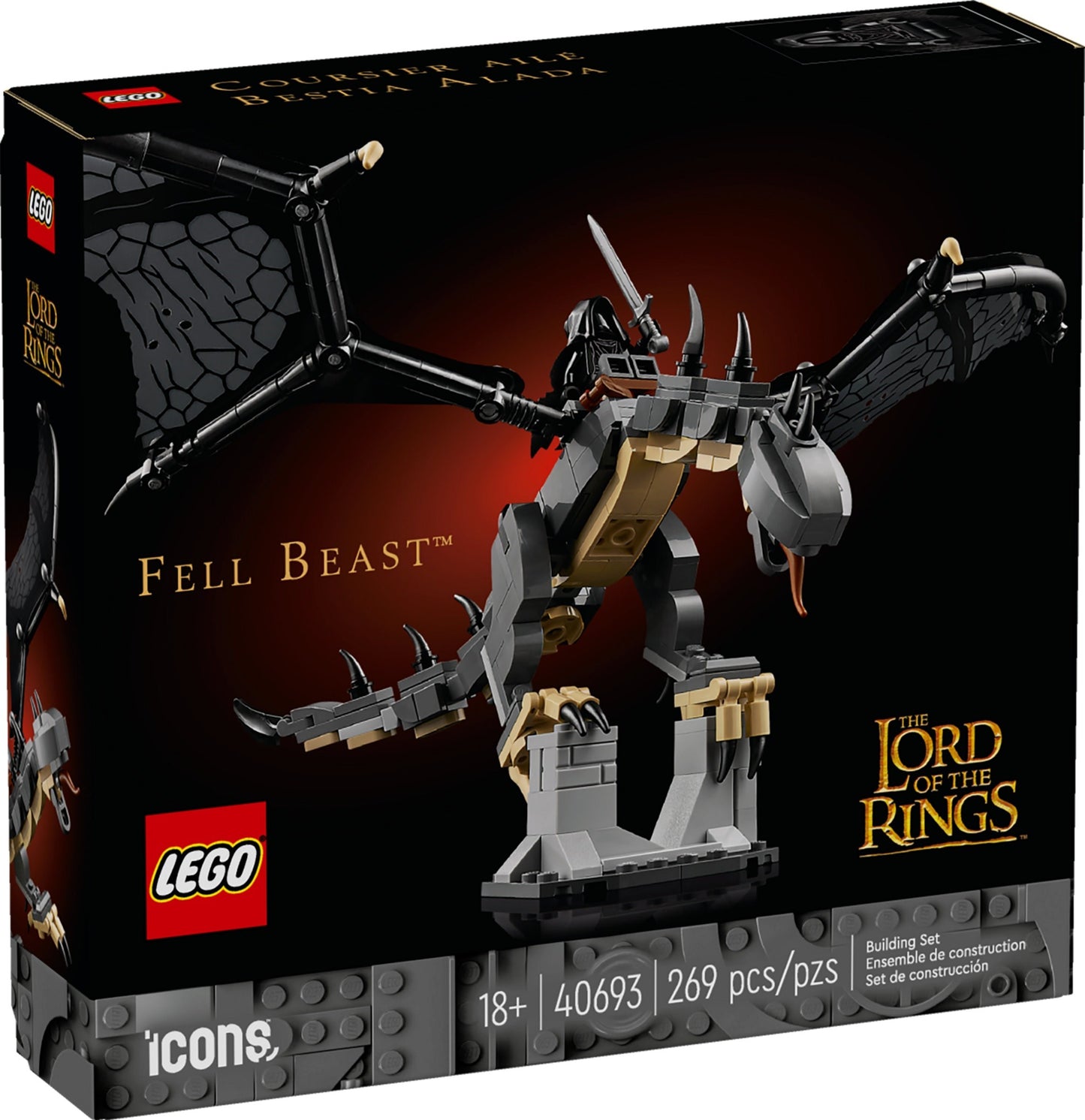 LEGO® Icons 40693 Der Herr der Ringe: Flügelbestie