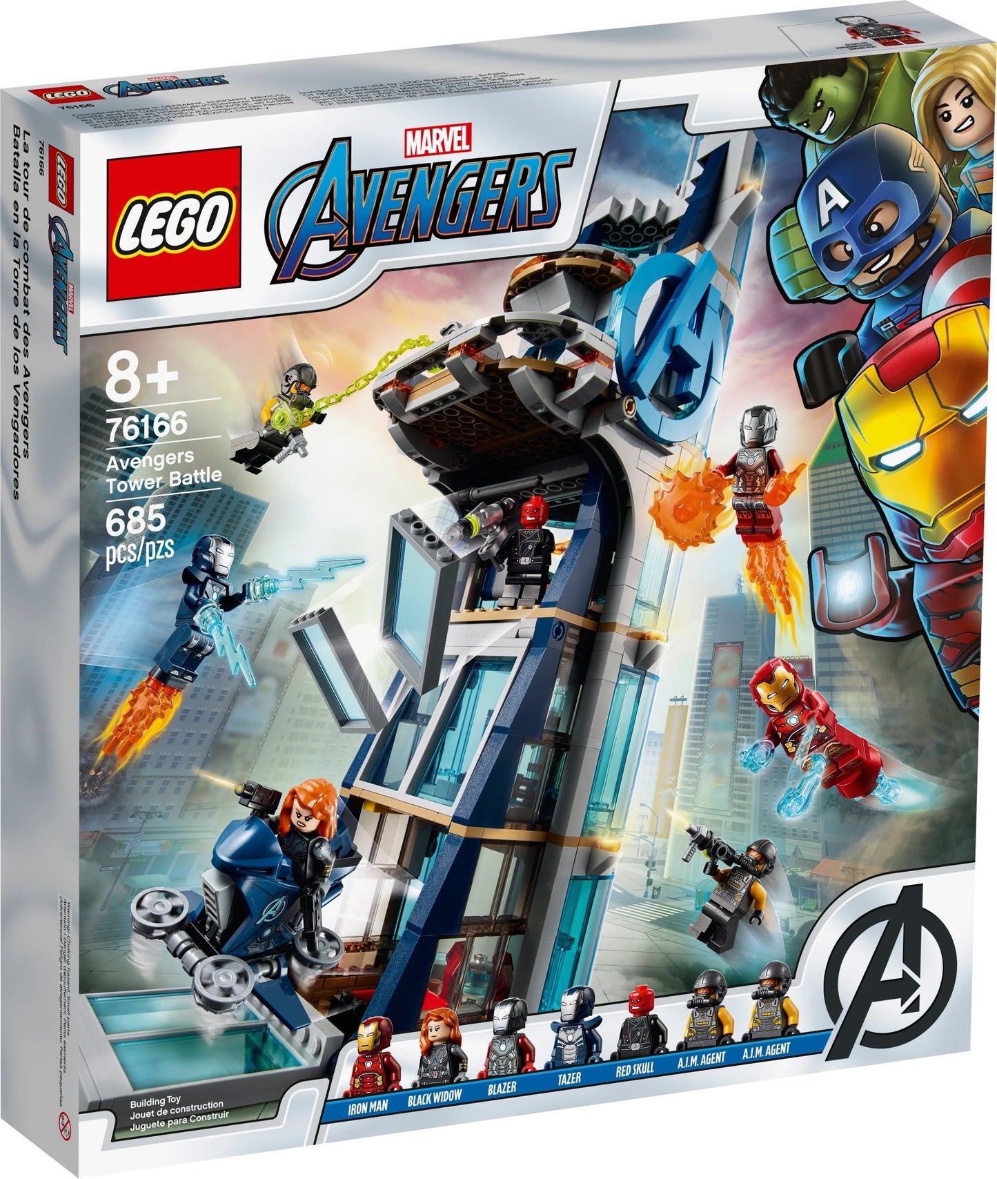LEGO® Marvel 76166 Avengers – Kräftemessen am Turm - Box