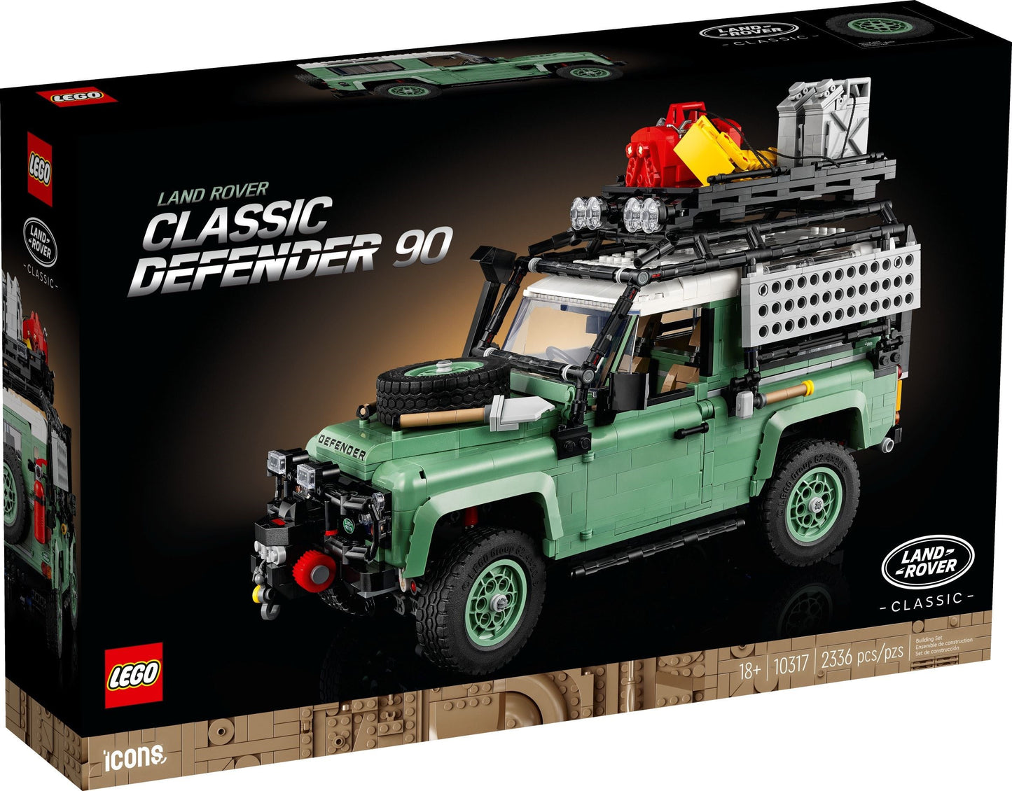 LEGO® Icons 10317 Land Rover Classic Defender 90 - Box