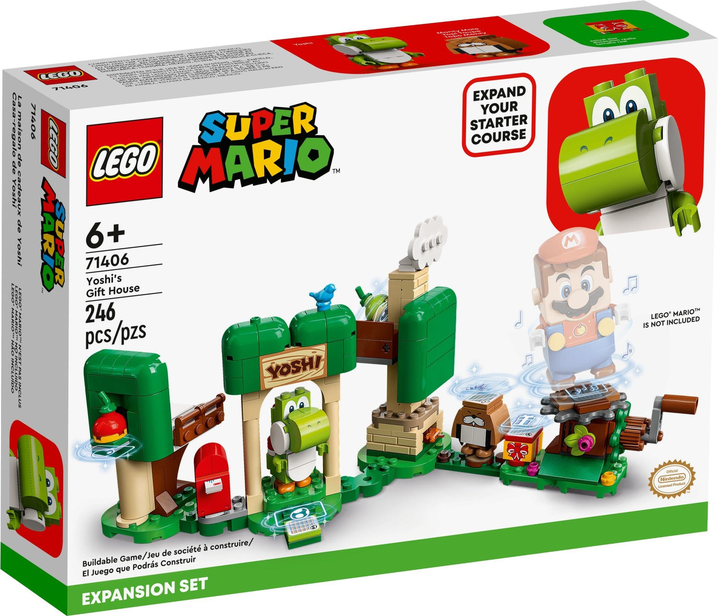 LEGO® Super Mario™ 71406 Yoshis Geschenkhaus – Erweiterungsset - Box