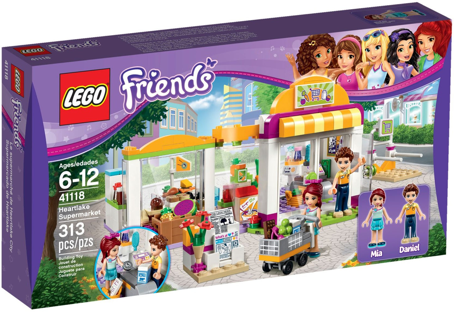 LEGO® Friends 41118 Heartlake Supermarkt - Box