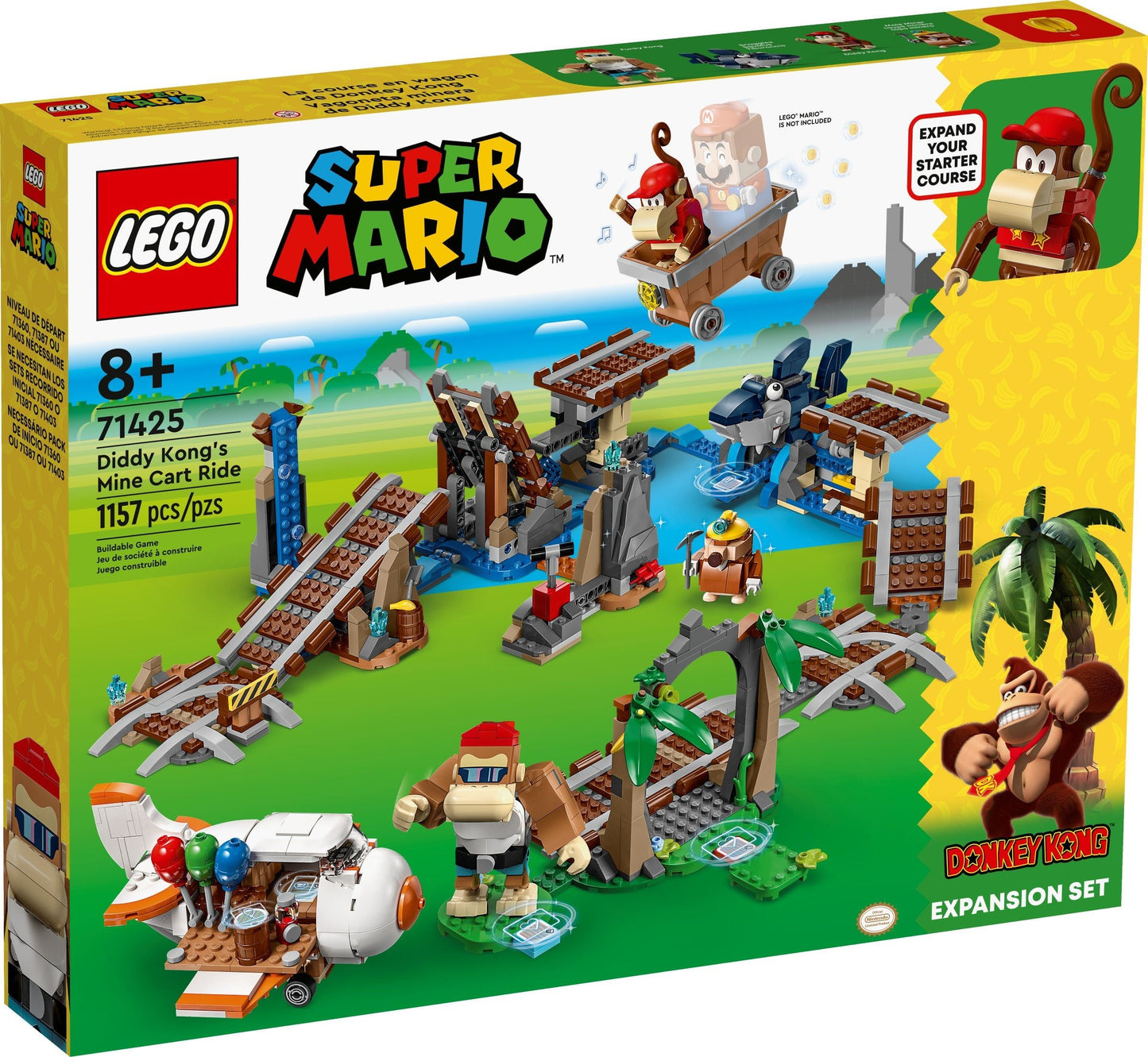 LEGO® Super Mario™ 71425 Diddy Kongs Minenwagenfahrt Erweiterungsset