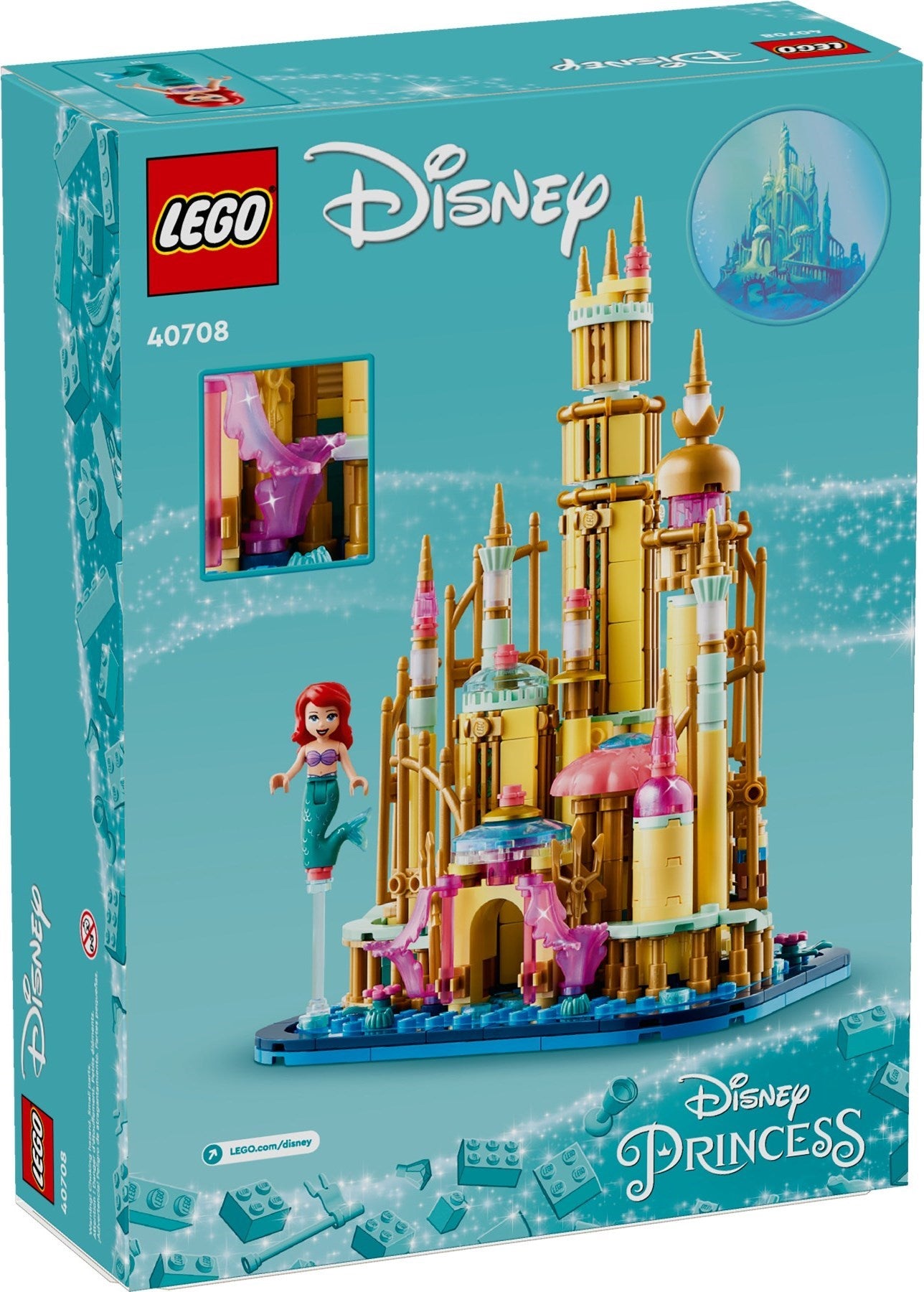 LEGO® Disney 40708 Mini Disney Arielles Schloss