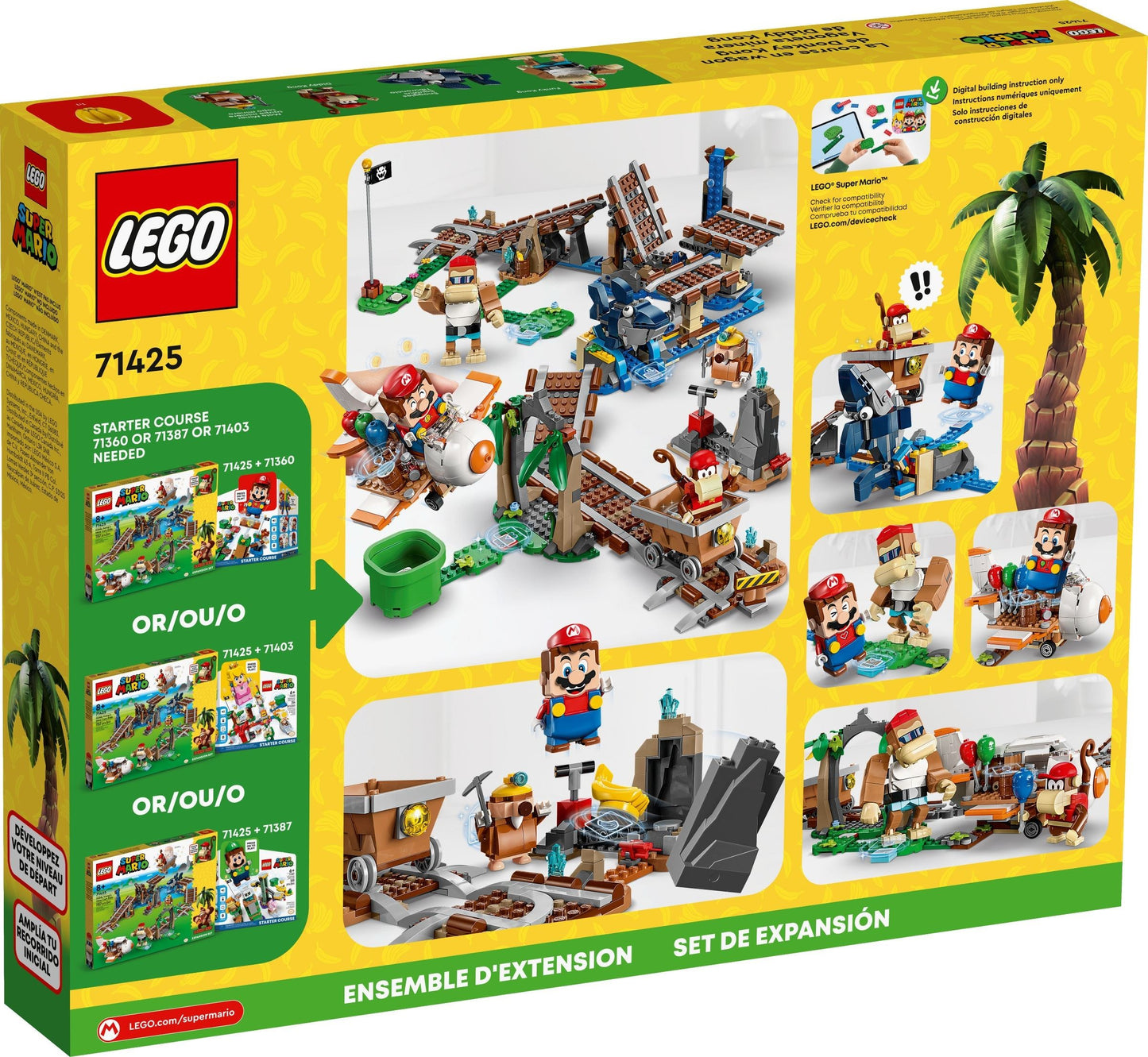 LEGO® Super Mario™ 71425 Diddy Kongs Minenwagenfahrt Erweiterungsset