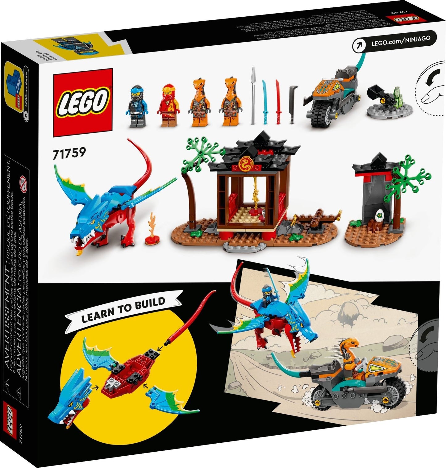 H1 Titel: LEGO® NINJAGO® 71759 Drachentempel