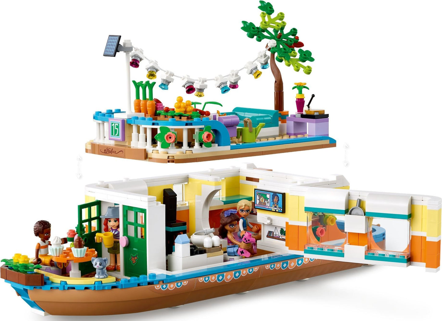 LEGO® Friends 41702 Kanal-Hausboot