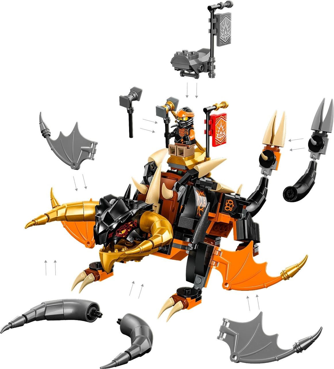 LEGO® Ninjago 71782 Coles Erddrache EVO