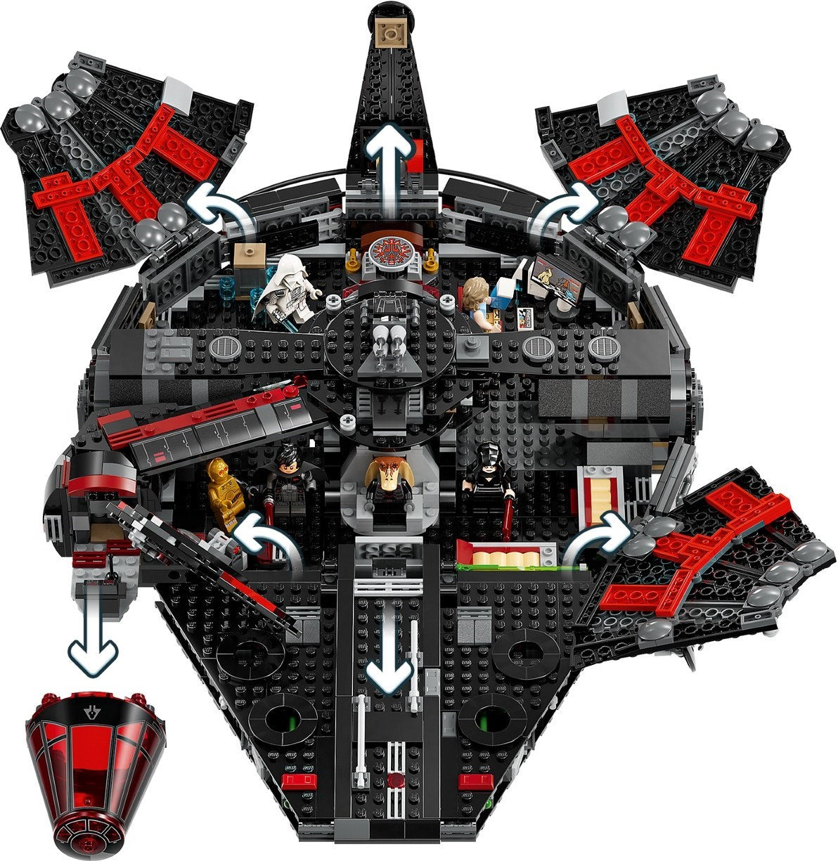 LEGO® Star Wars™ 75389 The Dark Falcon