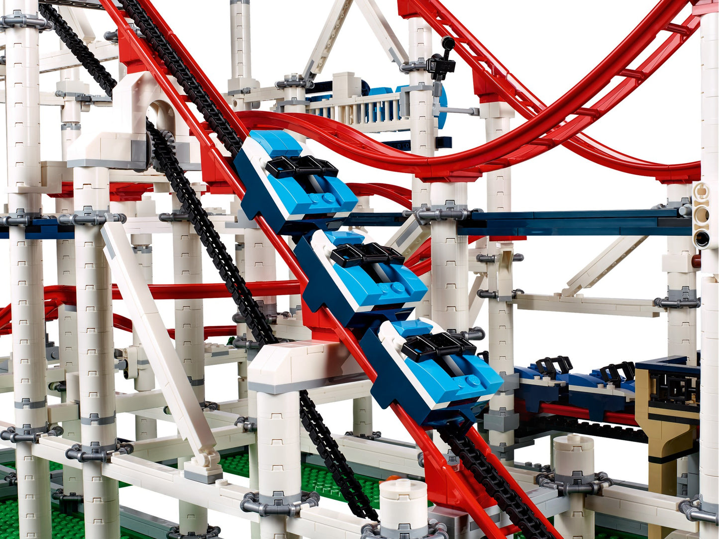 Detailansicht LEGO® Achterbahn