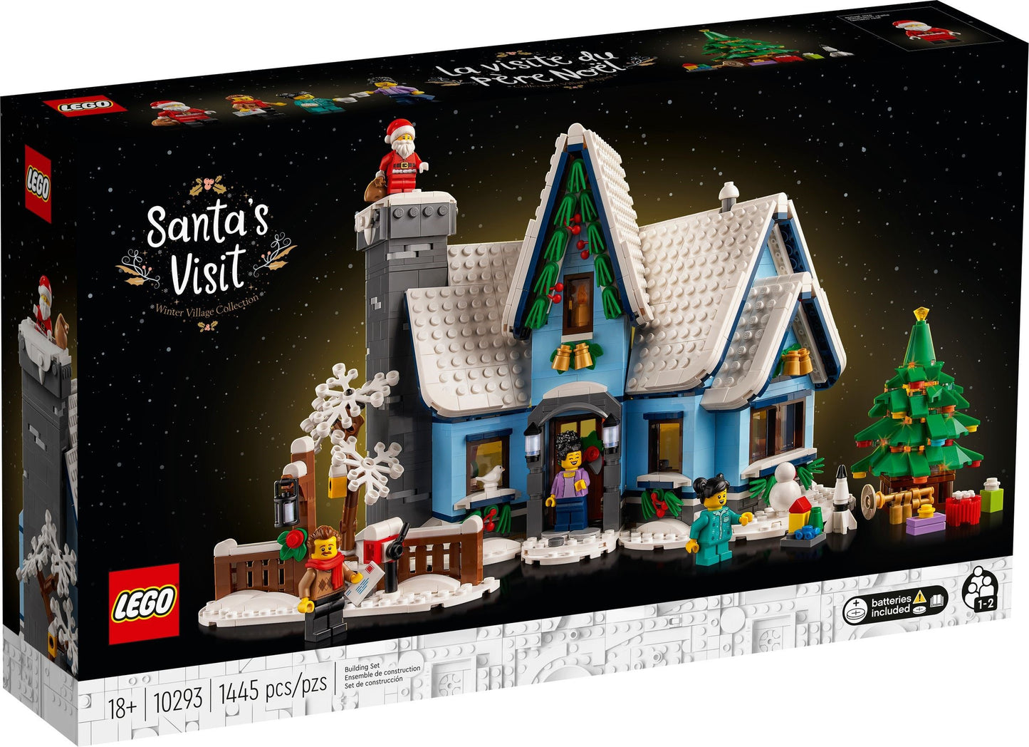 LEGO® Icons 10293 Besuch des Weihnachtsmanns - Box