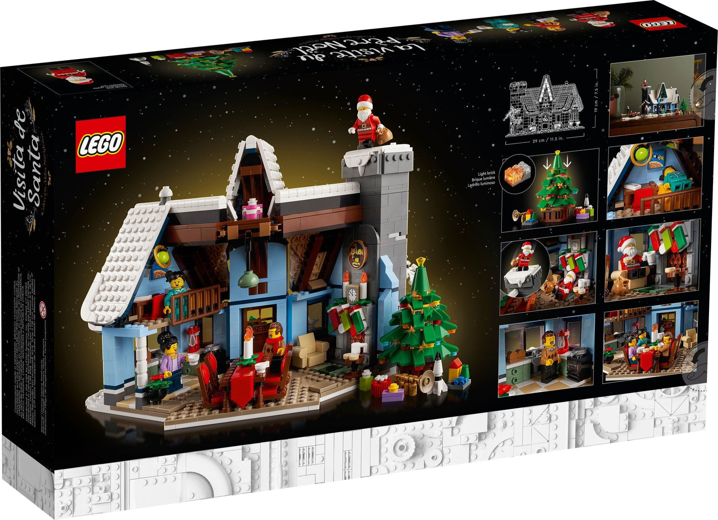 LEGO® Icons 10293 Besuch des Weihnachtsmanns