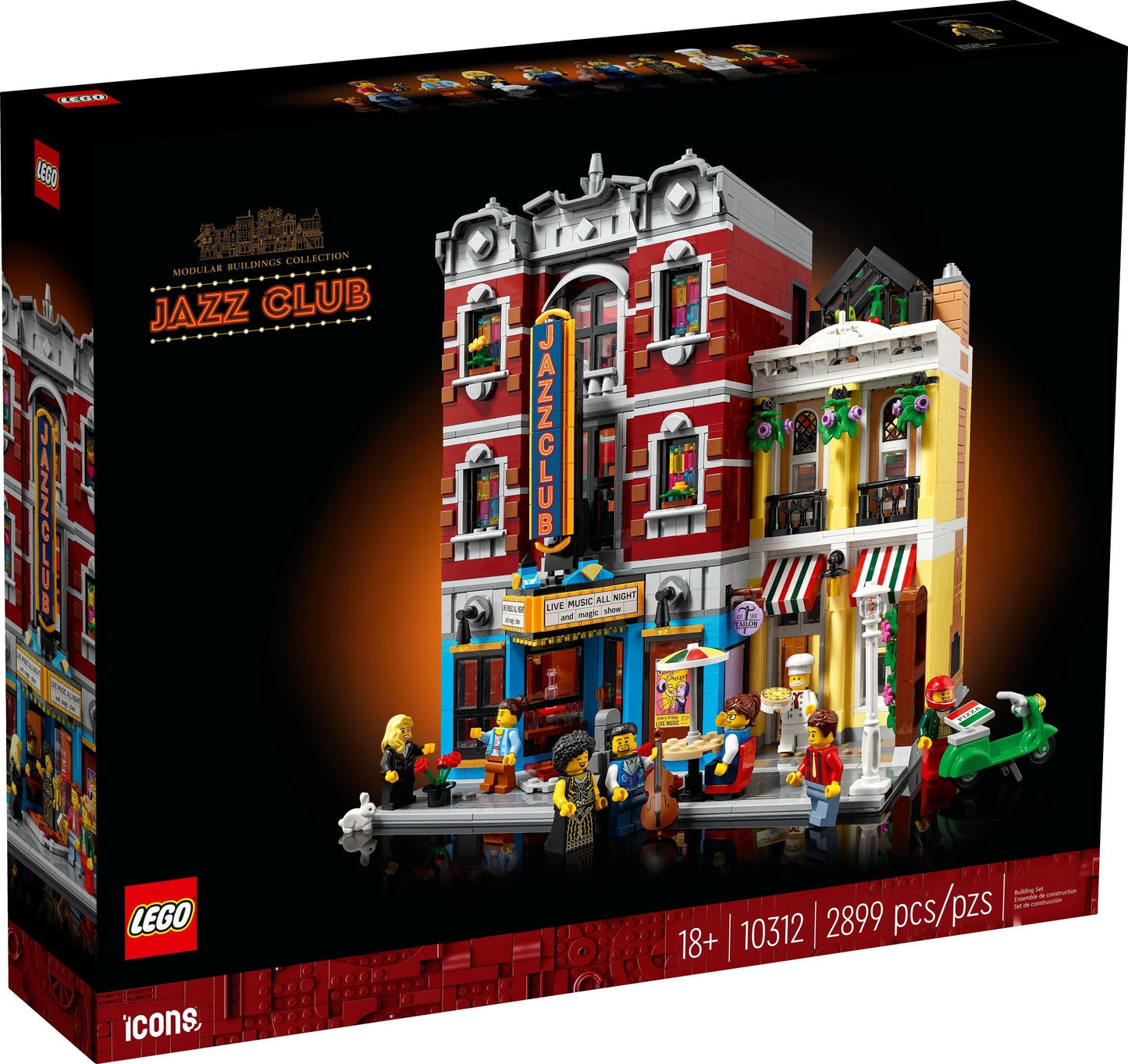 H1 Titel: LEGO® Icons 10312 Jazzclub - Box