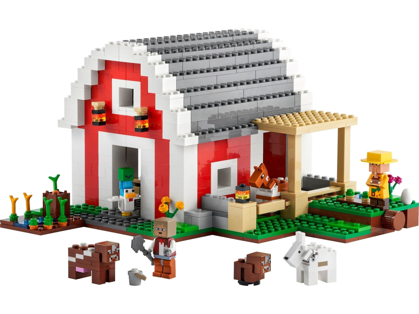 LEGO® Minecraft® 21187 Die rote Scheune