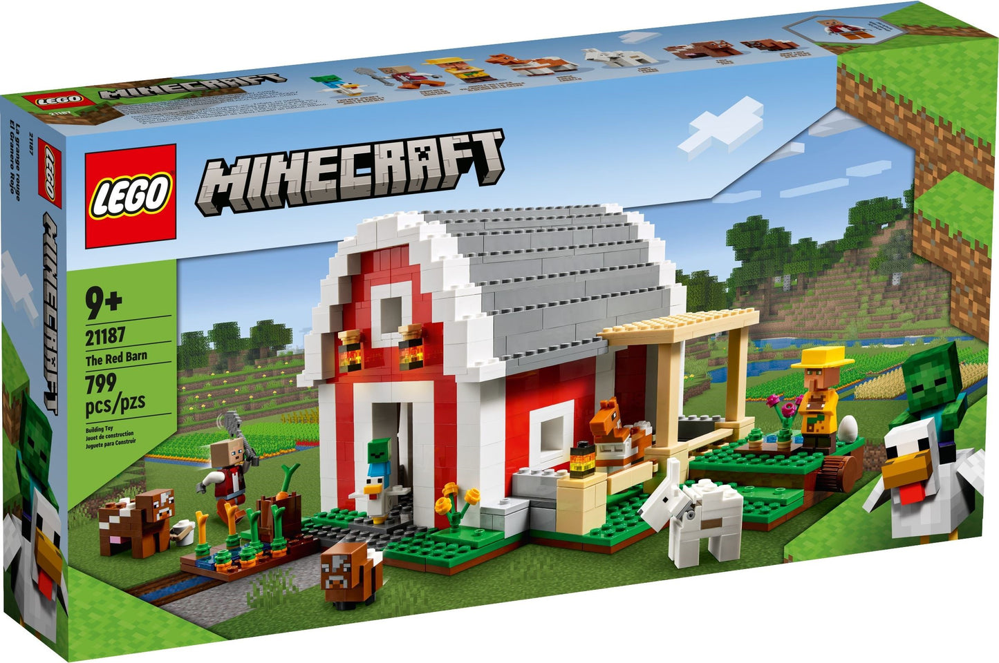 LEGO® Minecraft® 21187 Die rote Scheune