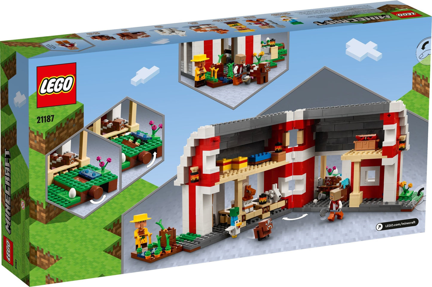 LEGO® Minecraft® 21187 Die rote Scheune