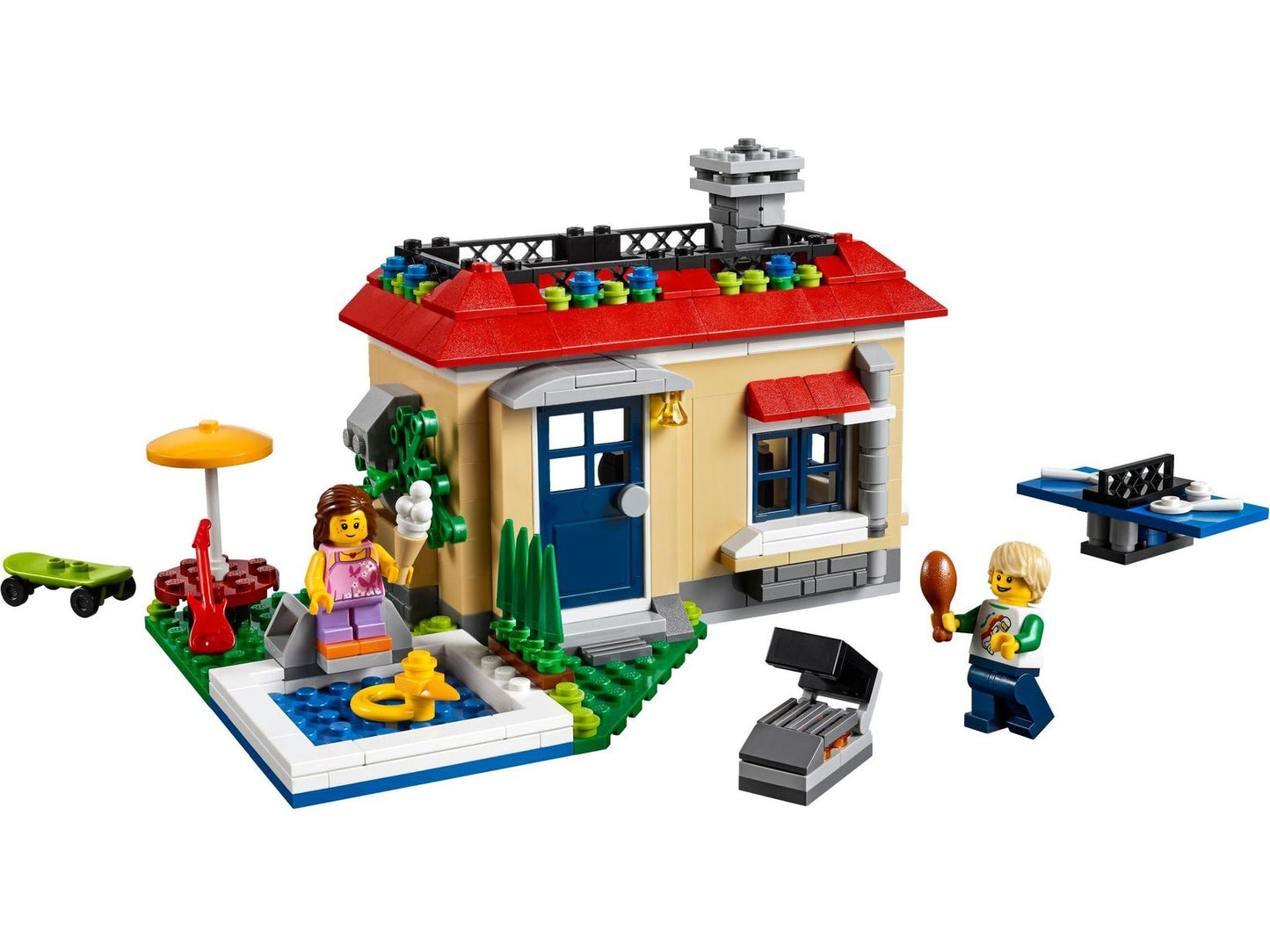 LEGO® Creator 3in1 31067 Modulares Ferienhaus mit Pool