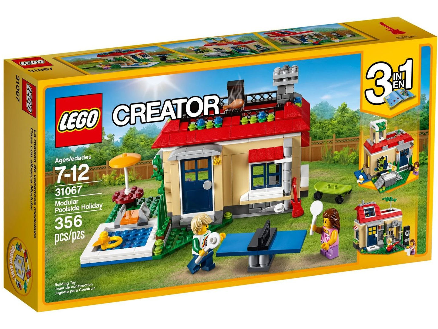 LEGO® Creator 3in1 31067 Modulares Ferienhaus mit Pool - Box
