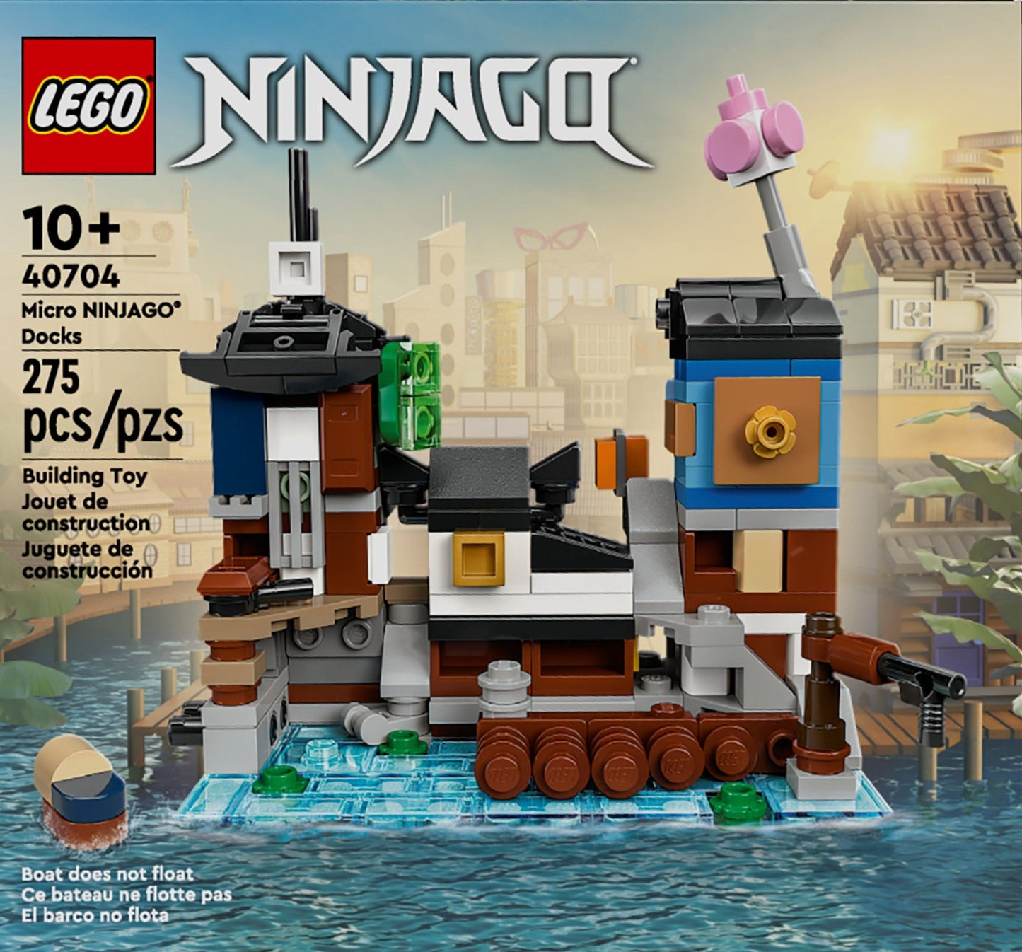 LEGO® NINJAGO® 40704 Mikro-Modell des NINJAGO® Hafen