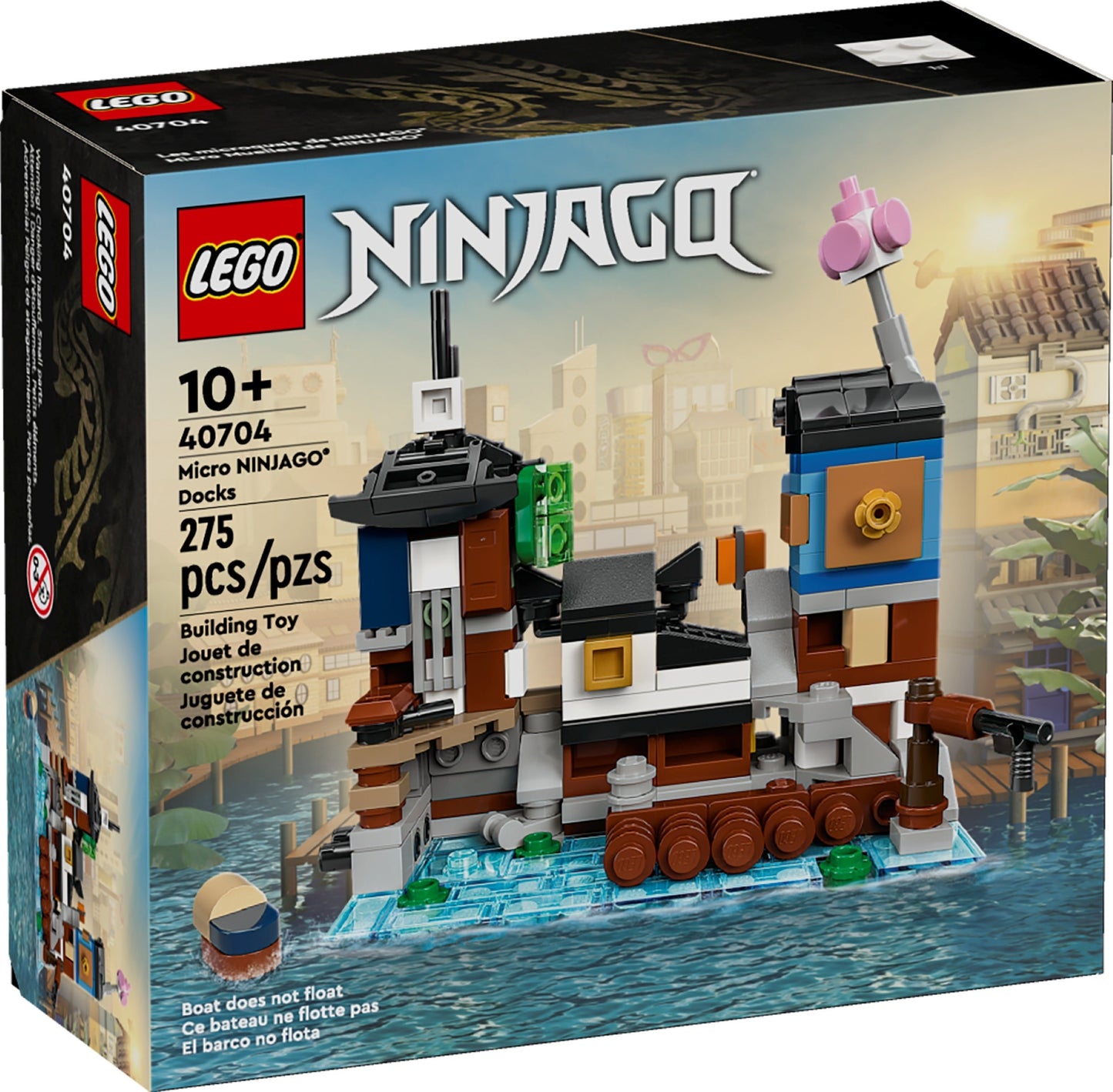 LEGO® NINJAGO® 40704 Mikro-Modell des NINJAGO® Hafen - Box