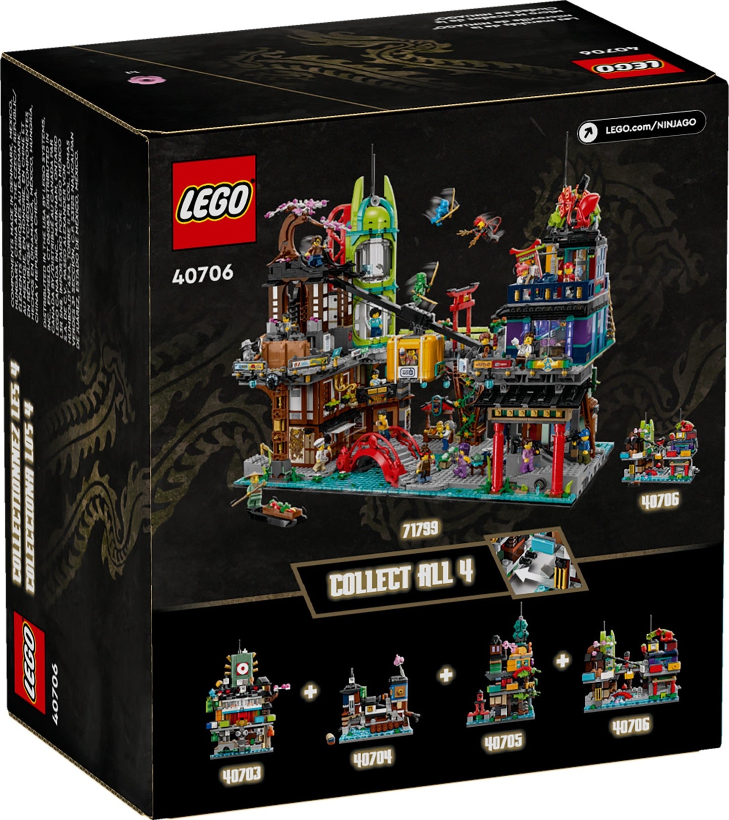 LEGO® NINJAGO 40706 Micro NINJAGO City Markets