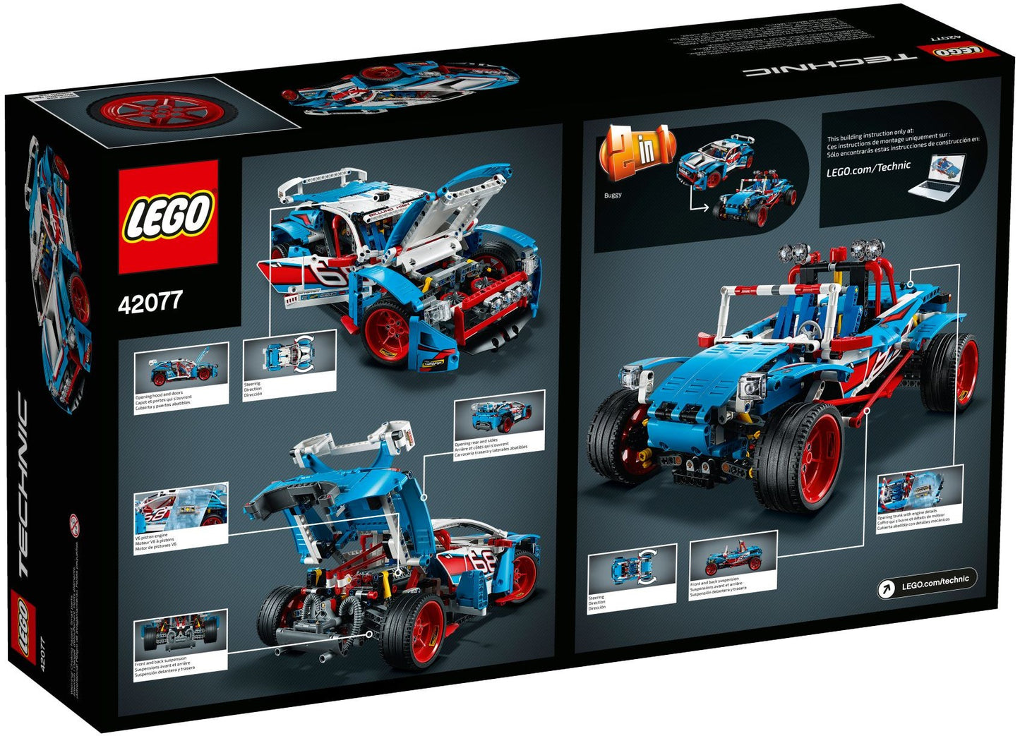 LEGO® Technic 42077 Rallye-Auto
