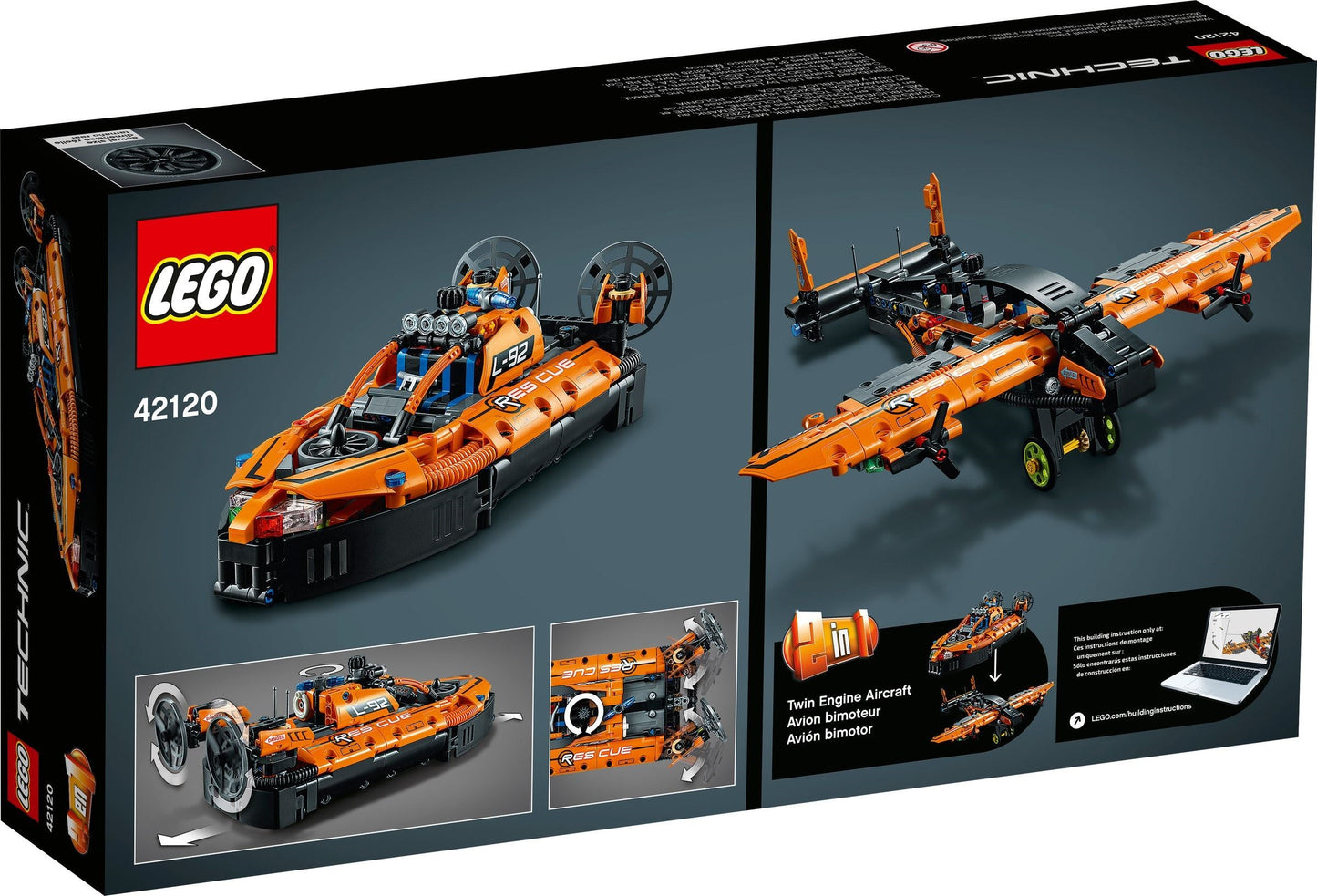 LEGO® Technic 42120 Luftkissenboot für Rettungseinsätze