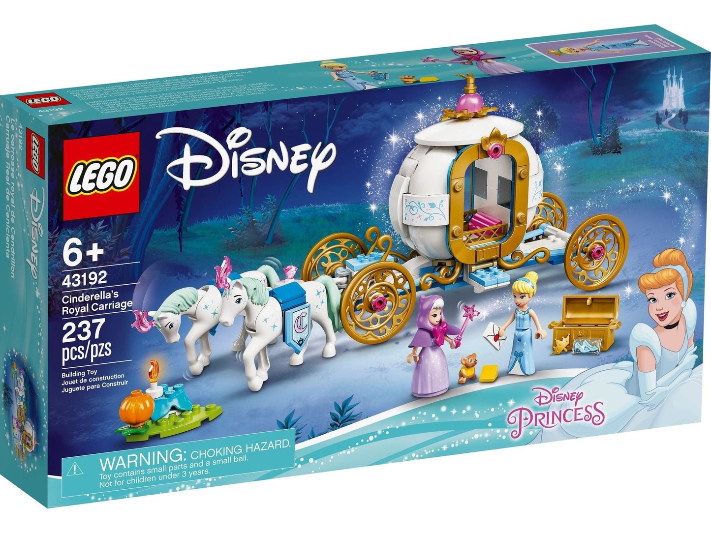 LEGO® Disney 43192 Cinderellas königliche Kutsche - Box