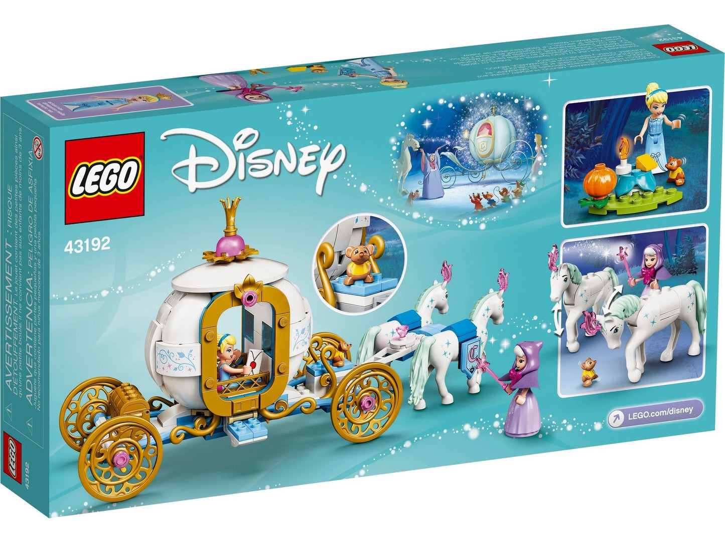 LEGO® Disney 43192 Cinderellas königliche Kutsche