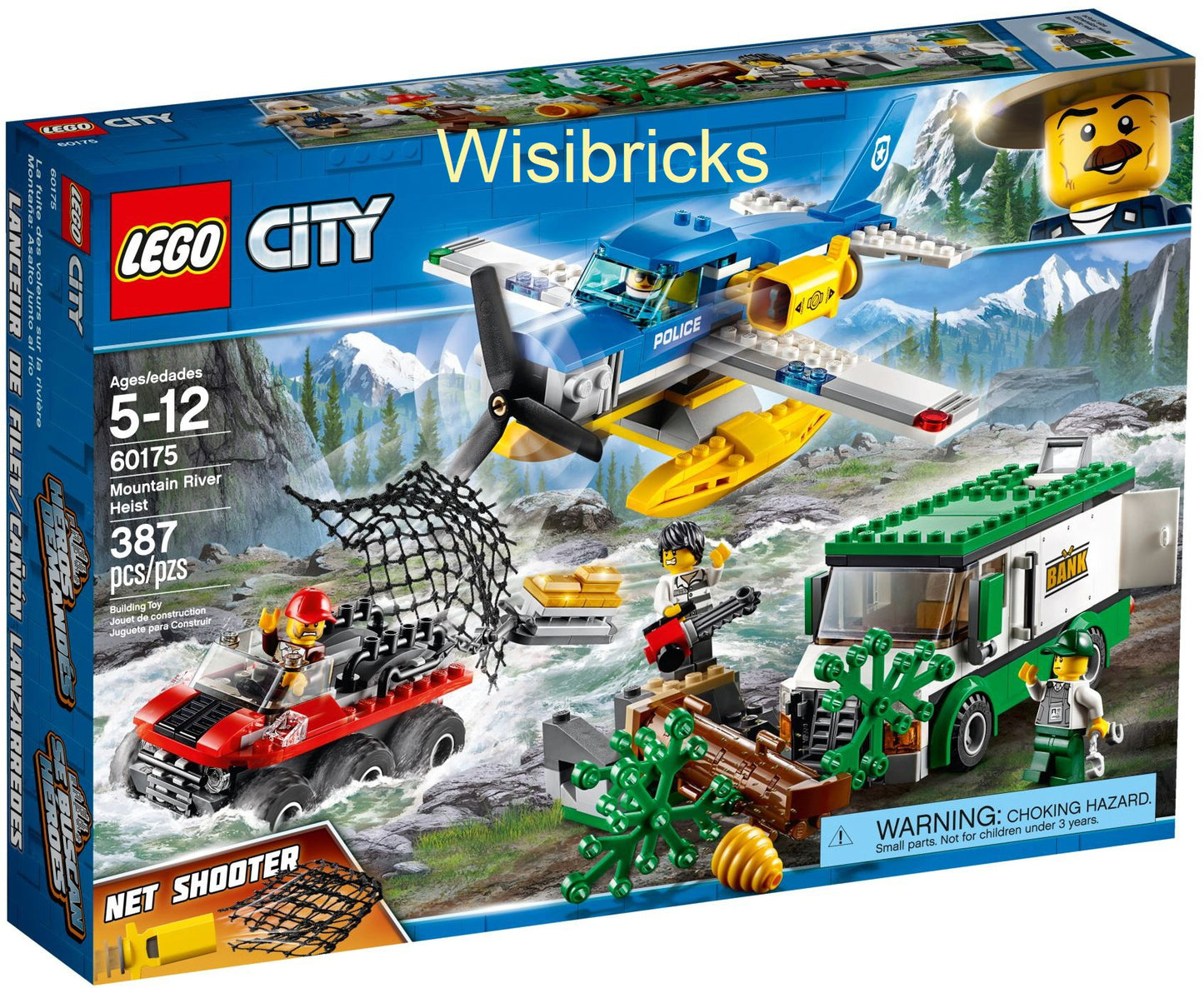 LEGO® City 60175 Überfall auf dem Gebirgsfluss - Box
