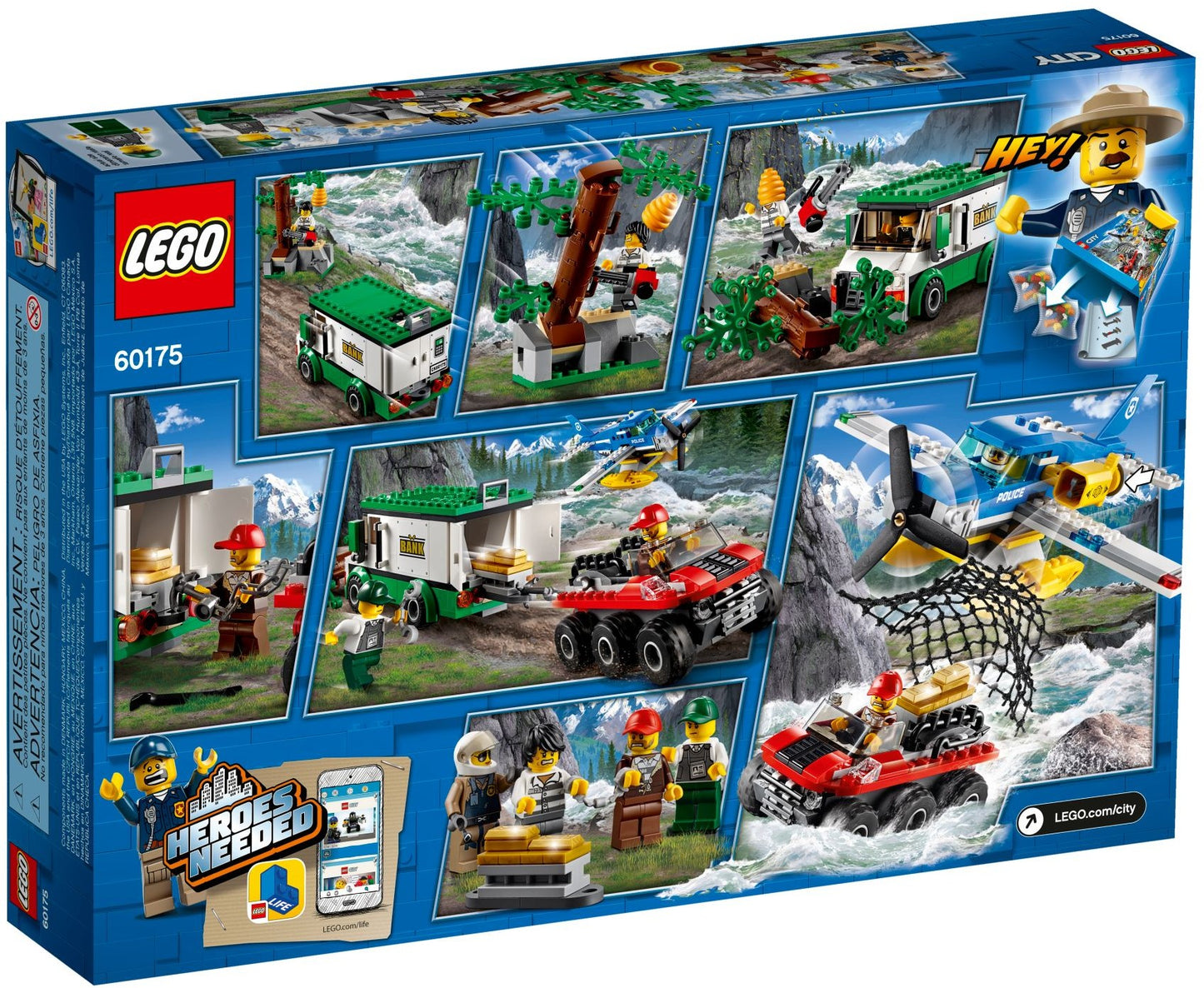 LEGO® City 60175 Überfall auf dem Gebirgsfluss