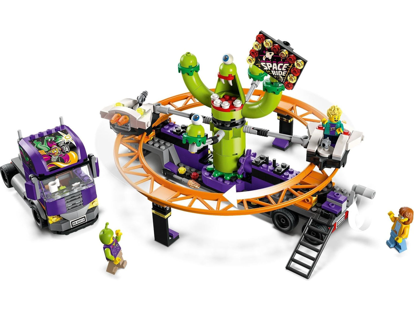 LEGO® City 60313 LKW mit Weltraumkarussell