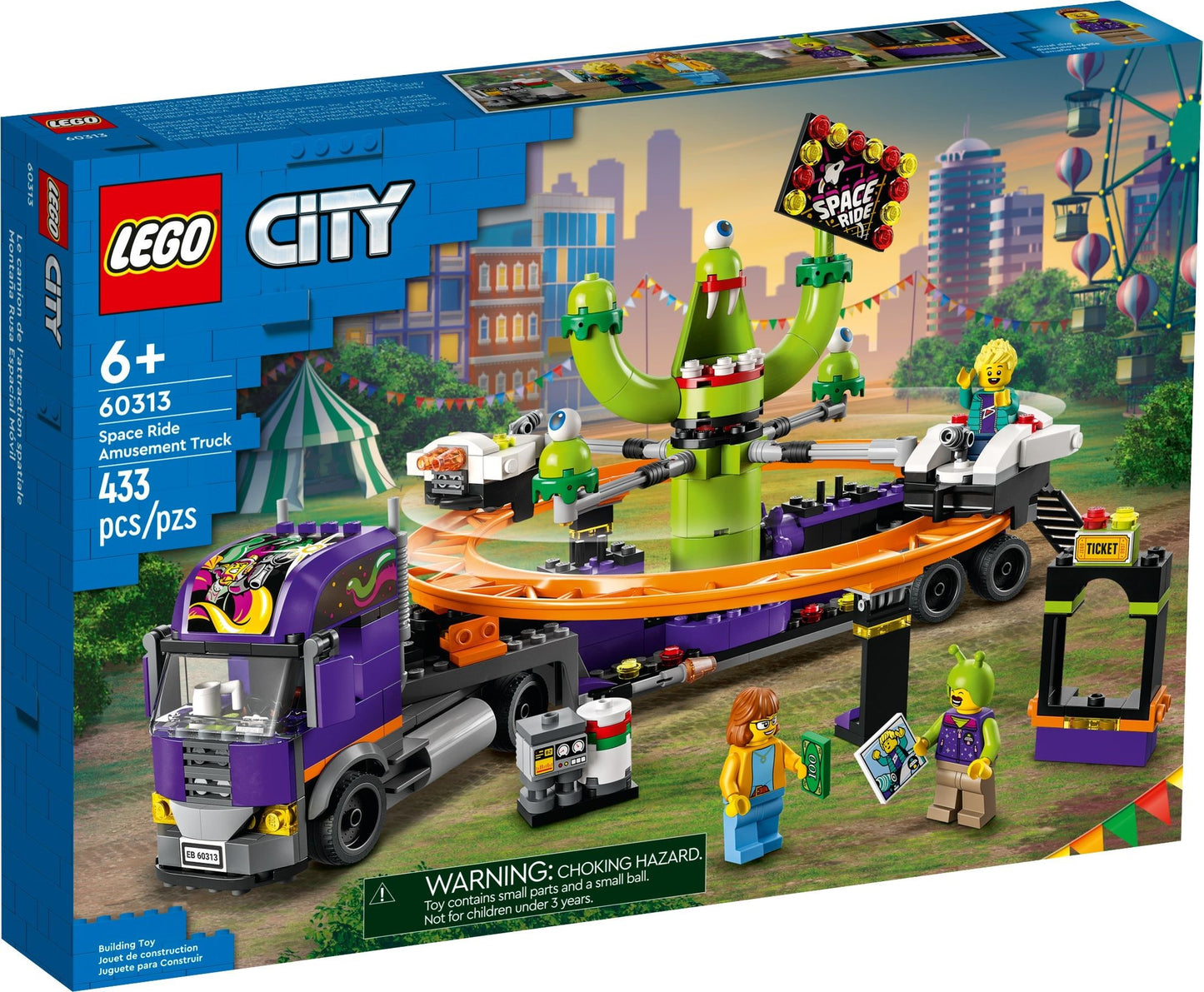 LEGO® City 60313 LKW mit Weltraumkarussell - Box