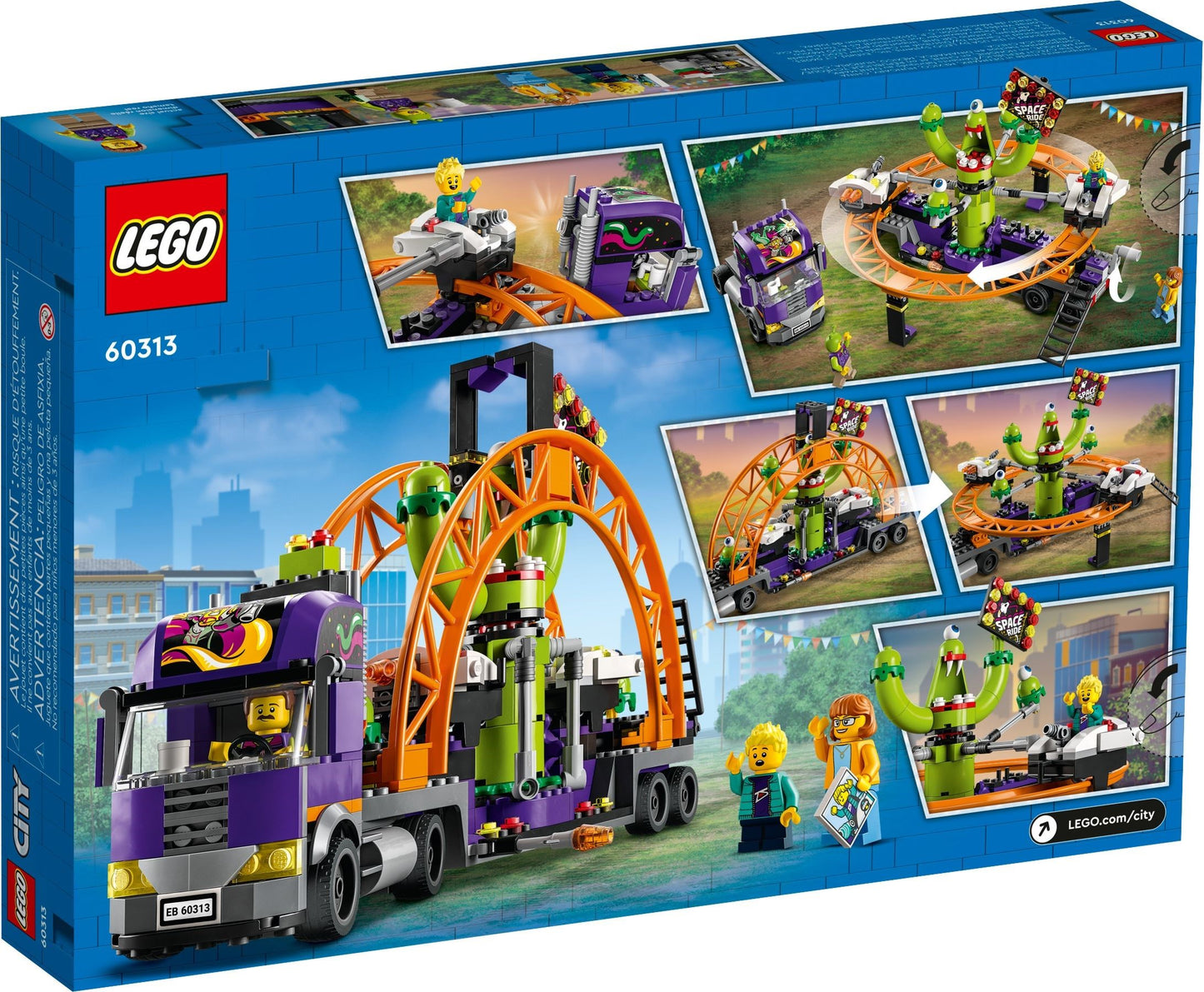 LEGO® City 60313 LKW mit Weltraumkarussell