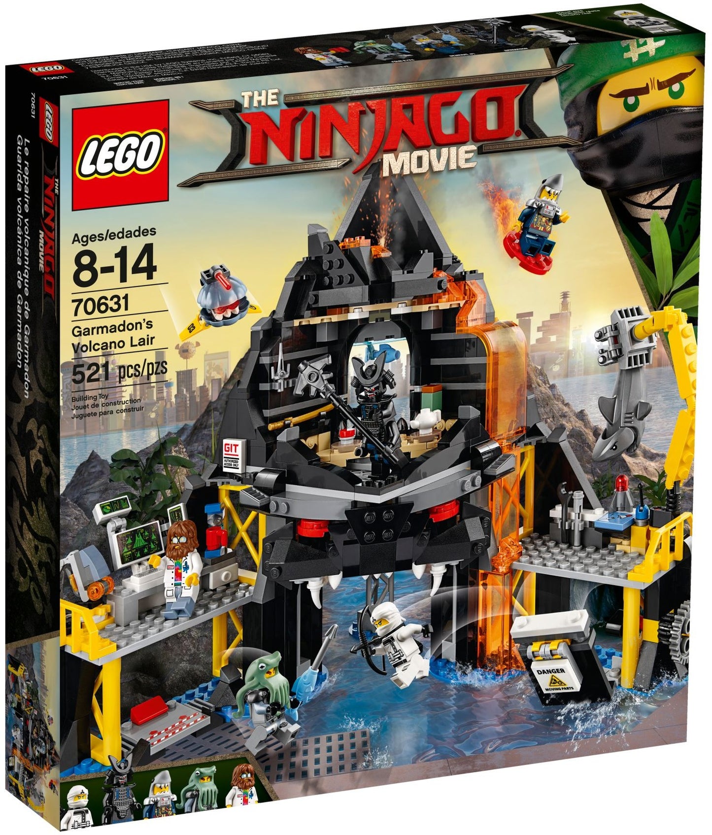 LEGO® NINJAGO® 70631 Garmadons Vulkanversteck - Box