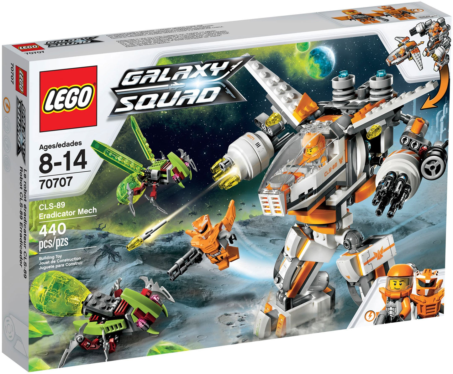 LEGO® Galaxy Squad 70707 CLS-89 Eradicator Mech