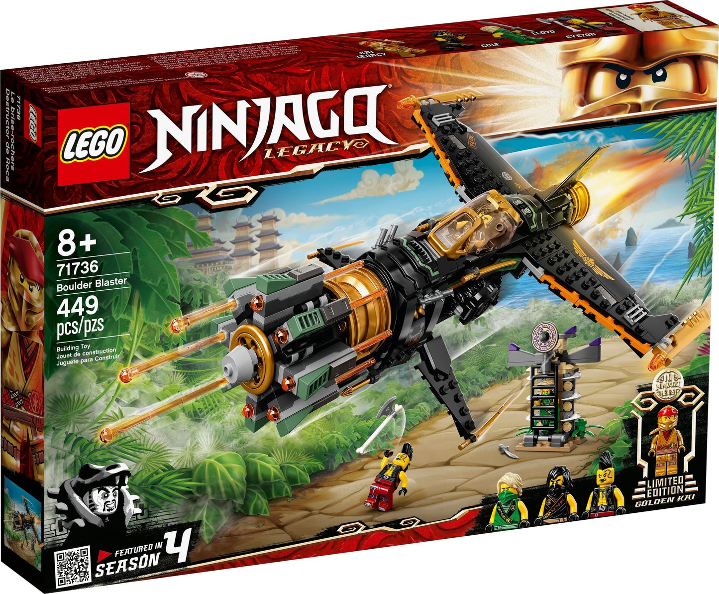 LEGO® NINJAGO® 71736 Coles Felsenbrecher - Box