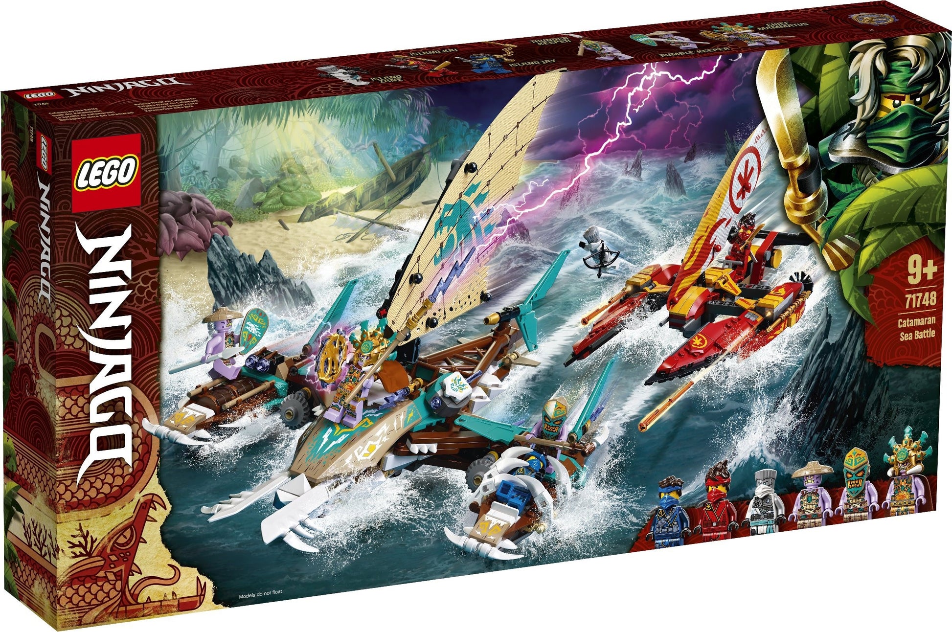 LEGO® NINJAGO® 71748 Duell der Katamarane - Box