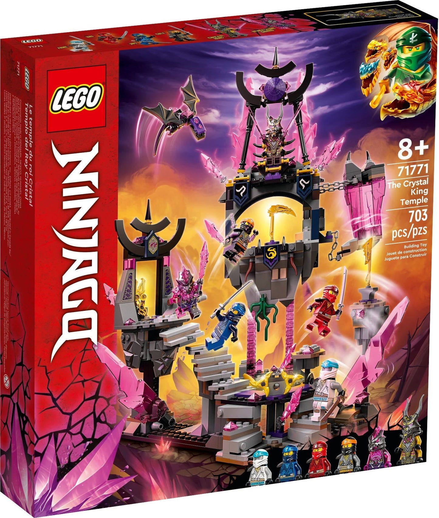 LEGO® NINJAGO® 71771 Der Tempel des Kristallkönigs - Box