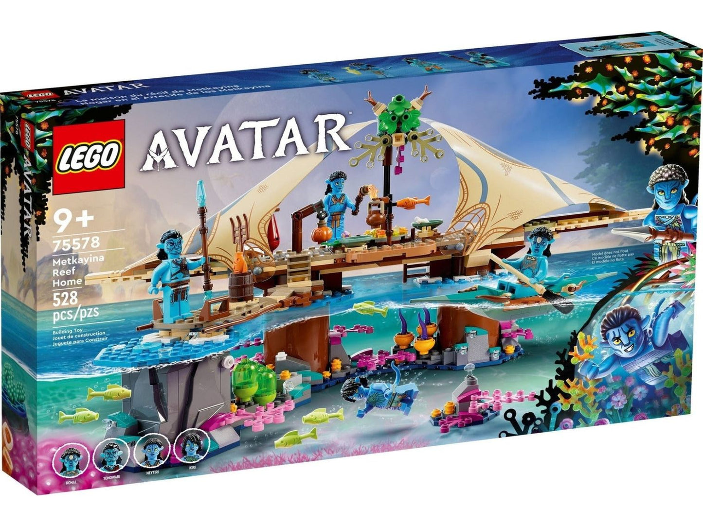 LEGO® Avatar 75578 Das Riff der Metkayina - Box