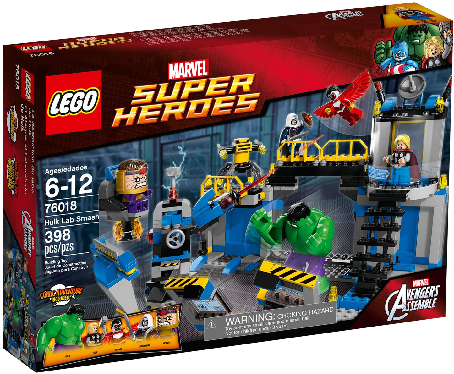 LEGO® Marvel 76018 Hulks Labor-Zerstörung - Box