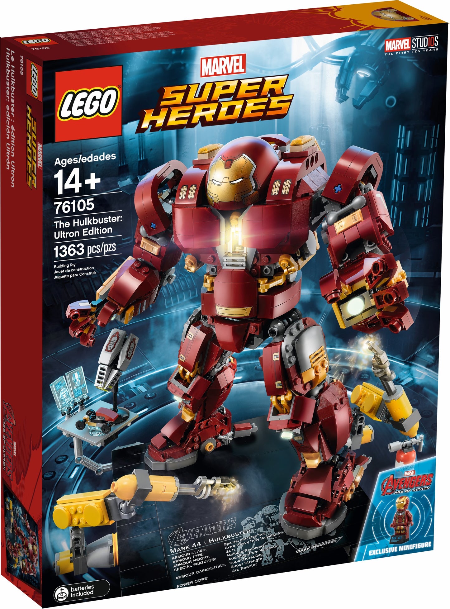 LEGO® Marvel Super Heroes 76105 The Hulkbuster: Ultron Edition - Box