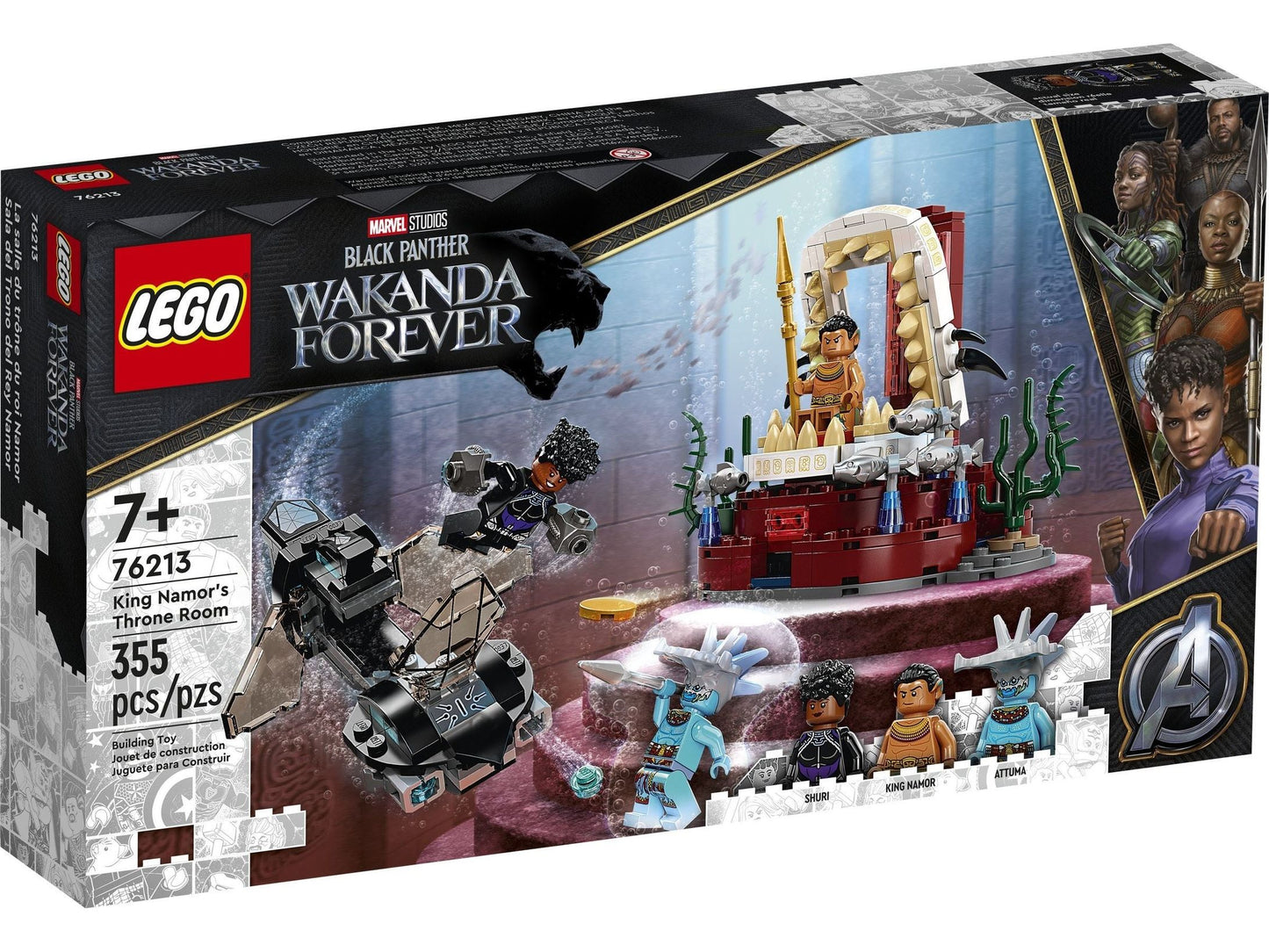 LEGO® Marvel 76213 König Namors Thronsaal - Box