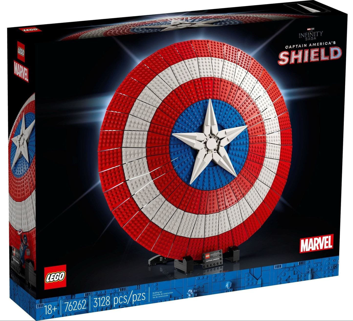 LEGO® Marvel 76262 Captain Americas Schild - Box