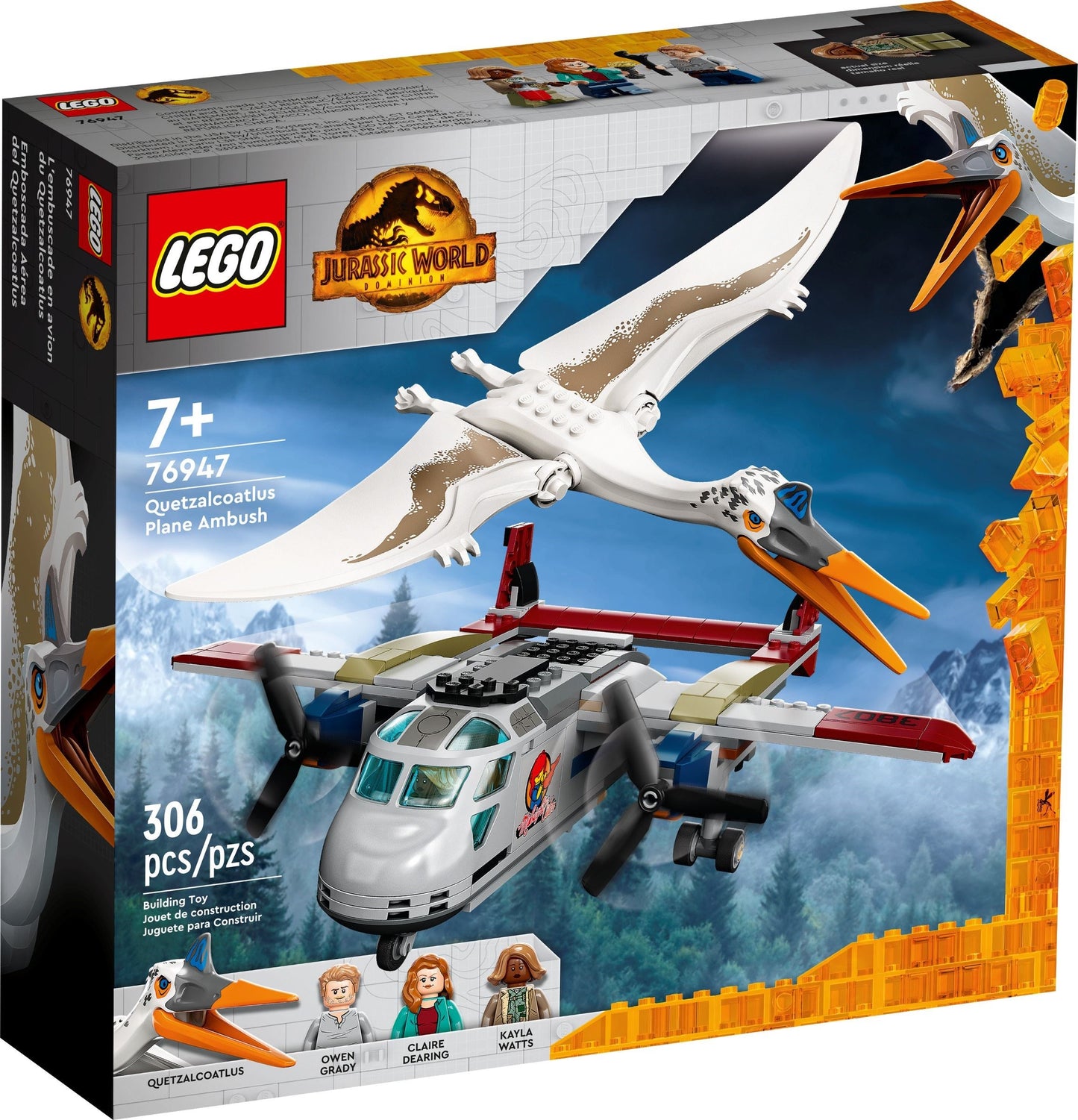 LEGO® Jurassic World™ 76947 Quetzalcoatlus: Flugzeug-Überfall - Box