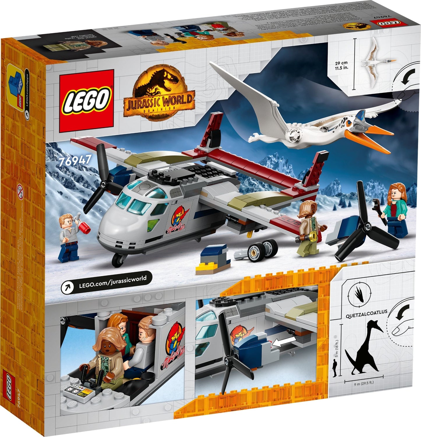 LEGO® Jurassic World™ 76947 Quetzalcoatlus: Flugzeug-Überfall
