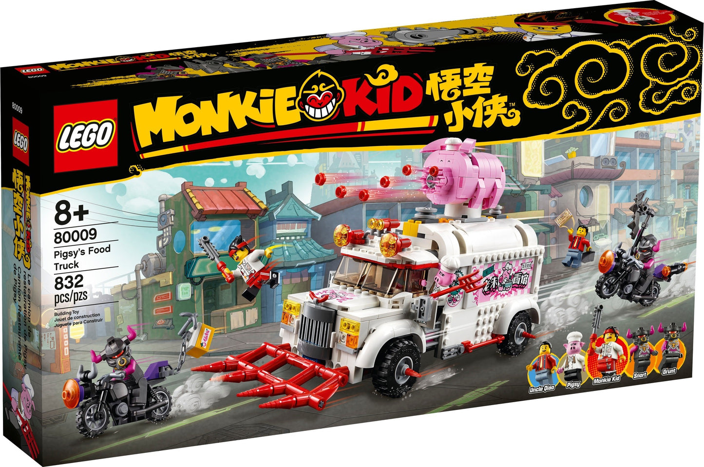 LEGO® Monkie Kid™ 80009 Pigsys Foodtruck - Box