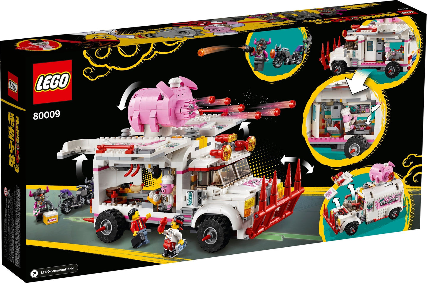 LEGO® Monkie Kid™ 80009 Pigsys Foodtruck
