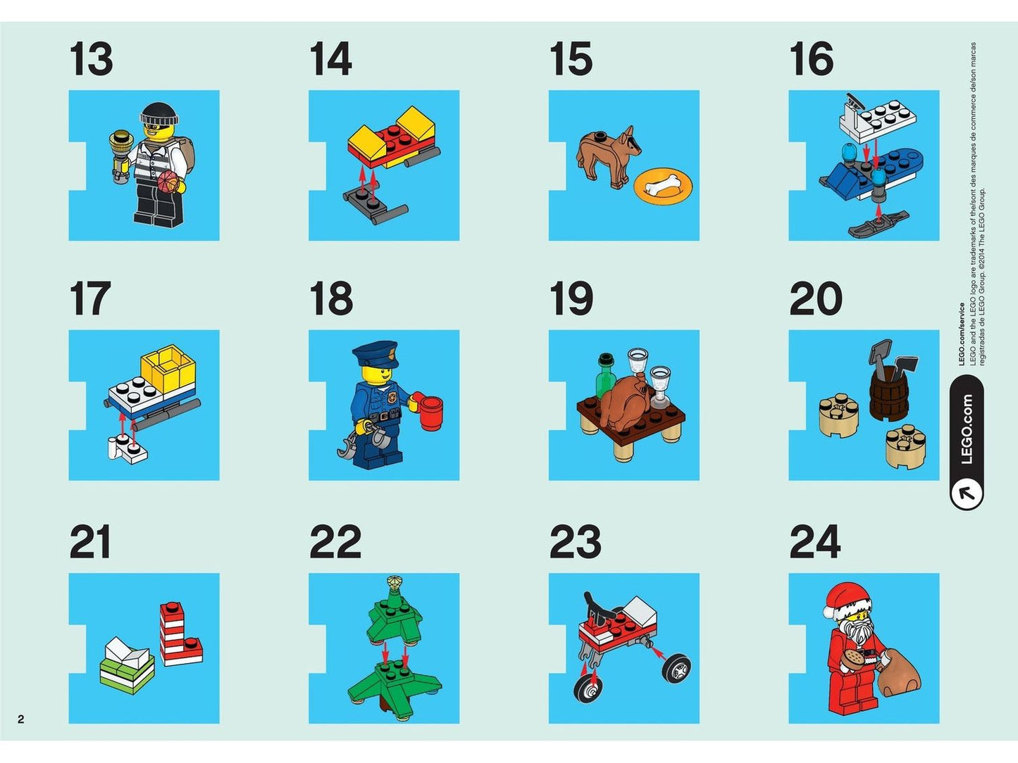 LEGO® City 60063 Adventskalender 2014