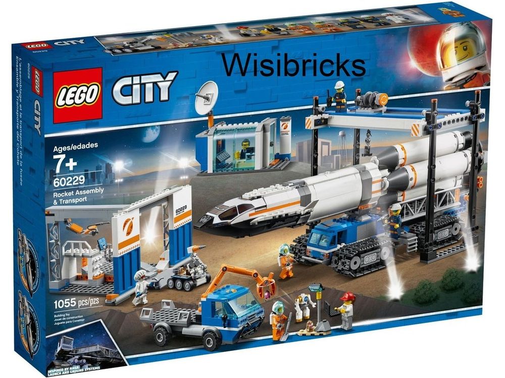 LEGO® City 60229 Raketenmontage und Transport - Box